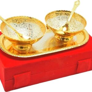 Gold Plated Unique Bowl Set
