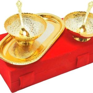 Gold Plated Unique Bowl Set - Image 2