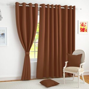 Home Blackout Door Curtains 7 Feet Long Set of 1