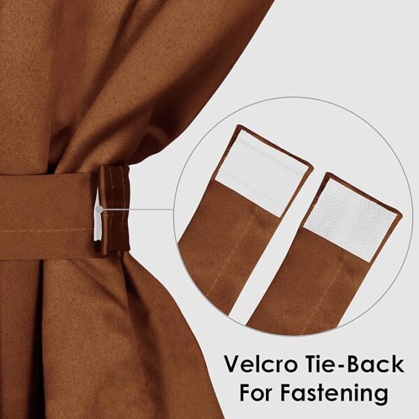 Home Blackout Door Curtains 7 Feet Long Set of 1